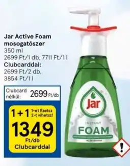 Tesco Jar Active Foam mosogatószer 350ml ajánlat