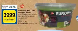 Eurofarbe Matt Latex mosható festék 2,5l