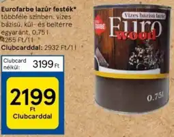 Tesco Eurofarbe lazúr festék 0,75l ajánlat