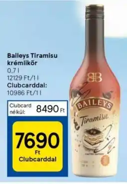 Tesco Baileys Tiramisu krémlikör 0.7l ajánlat
