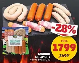 PENNY LANDHOF GRILLPARTY 450 g ajánlat