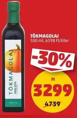PENNY TÖKMAGOLAJ 500 ml ajánlat