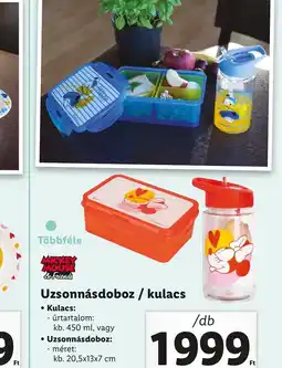Lidl Uzsonnásdoboz / kulacs ajánlat