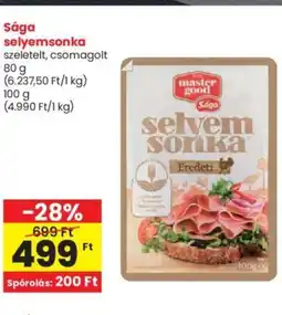 Spar sága selyemsonka 80g ajánlat