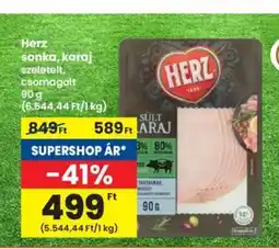 Spar Herz sonka, karaj 90g ajánlat