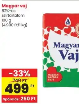 Spar Magyar vaj ajánlat