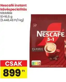 Spar Nescafé instant kávéspecialitás 10x16,5g ajánlat