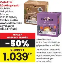 Cafe Frei kávékapszula