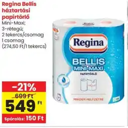 Spar Regina Bellis háztartási papírtörlő ajánlat