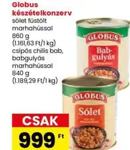 Spar Market Globus készételkonzerv 860g ajánlat