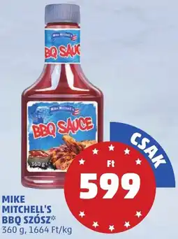 PENNY MIKE MITCHELL'S BBQ SZÓSZ 360 g ajánlat