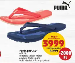 PENNY PUMA PAPUCS ajánlat