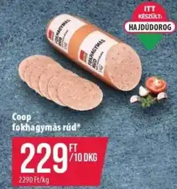 Coop Coop fokhagymás rúd 10dkg ajánlat