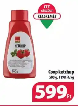 Coop Coop ketchup 500 g ajánlat