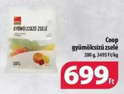 Coop Coop gyümölcsízű zselé 200 g ajánlat