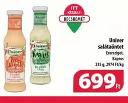 Coop Univer salátaöntet 235g ajánlat