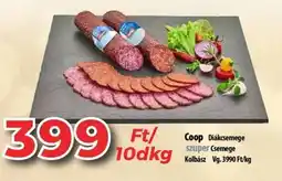 Coop Coop Diákcsemege szuper Csemege Kolbász 10dkg ajánlat
