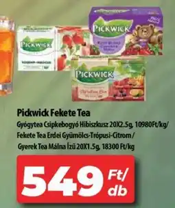 Coop Pickwick Fekete Tea 20x2,5g/1,5g ajánlat