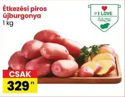 Étkezési piros újburgonya 1 kg