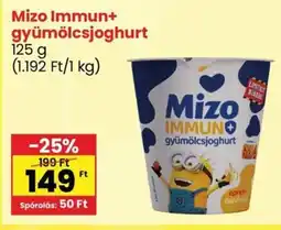 Interspar Mizo Immun+ gyümölcsjoghurt 125g ajánlat