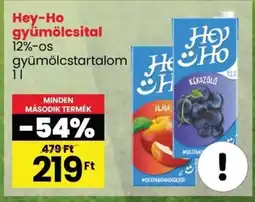Hey-Ho gyümölcsital 1l