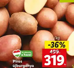Lidl Piros újburgonya ajánlat