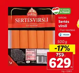 BARONI Sertés virsli 500g