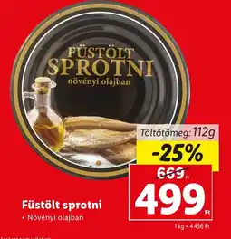 Füstölt sprotni 112g