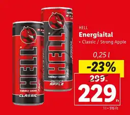 Lidl HELL Energiaital 0,25 l ajánlat