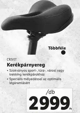 Lidl CRIVIT Kerékpárnyereg ajánlat