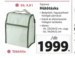 Lidl Topmove Hűtőtáska 1db ajánlat