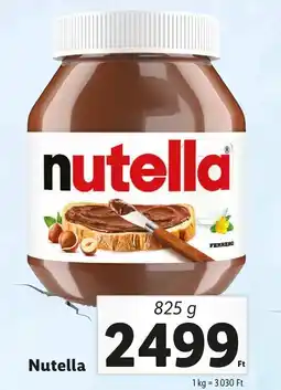 Lidl Nutella 825g ajánlat