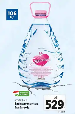 Lidl SZENTKIRÁLYI Szénsavmentes ásványvíz 5l ajánlat