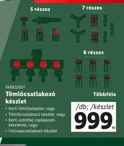 Lidl PARKSIDE® Tömlőcsatlakozó készlet db /készlet ajánlat