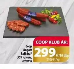 Coop Coop lángolt kolbász 10dkg ajánlat