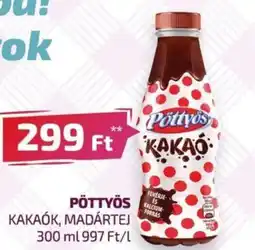 CBA Pöttyös KAKAÓK, MADÁRTEJ 300ml ajánlat