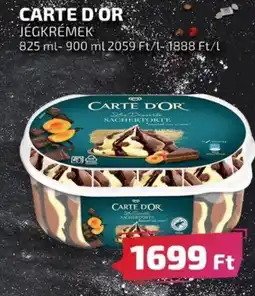CARTE D'OR JÉGKRÉMEK 825ml-900ml
