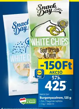 Lidl SNACK DAY Burgonyaszirom, 125 g ajánlat