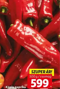 Lidl Kápia paprika 500g ajánlat