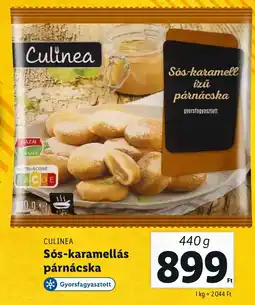 Lidl CULINEA Sós-karamellás párnácska 440g ajánlat