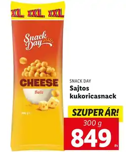 Lidl SNACK DAY Sajtos kukoricasnack 300g ajánlat