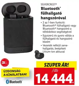 SILVERCREST® Bluetooth® fülhallgató hangszóróval