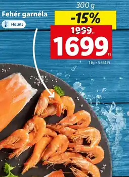 Lidl Fehér garnéla 300g ajánlat