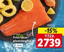 Lidl BIOMAR Friss lazac- pisztrángfilé 440g ajánlat