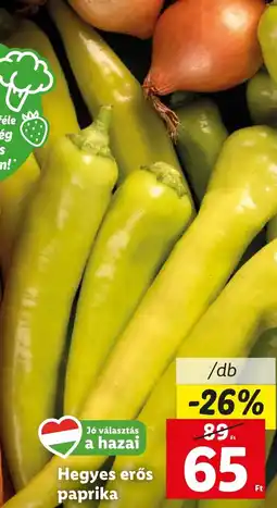 Lidl Hegyes erős paprika ajánlat