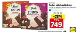 Lidl GELATELLI Fusion pálcikás jégkrém 3 x 90ml ajánlat
