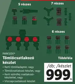 Lidl PARKSIDE® Tömlőcsatlakozó készlet ajánlat