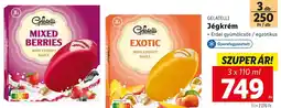 Lidl GELATELLI Jégkrém 3 x 110 ml ajánlat