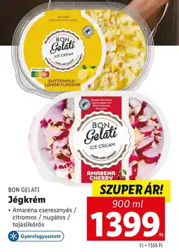 Lidl BON GELATI Jégkrém 900ml ajánlat