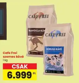 Spar Cafe Frei szemes kávé 1kg ajánlat